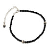 Black Spinnel Skull Bracelet I スピネル