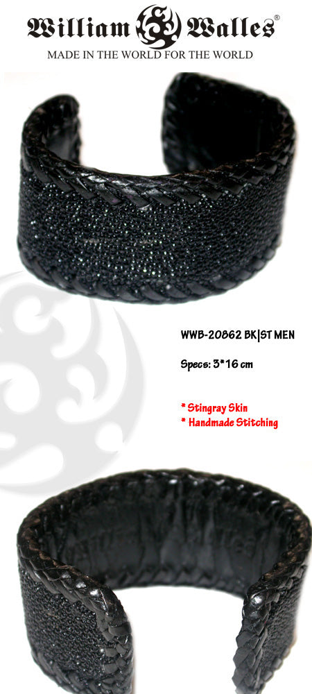 Black Stringray Bangle