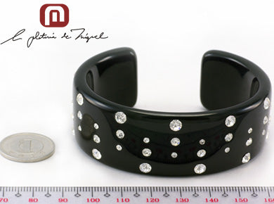 Black Stroke Bangle シルバー バングル