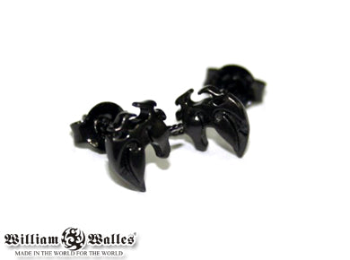 Black Unicorn Earring