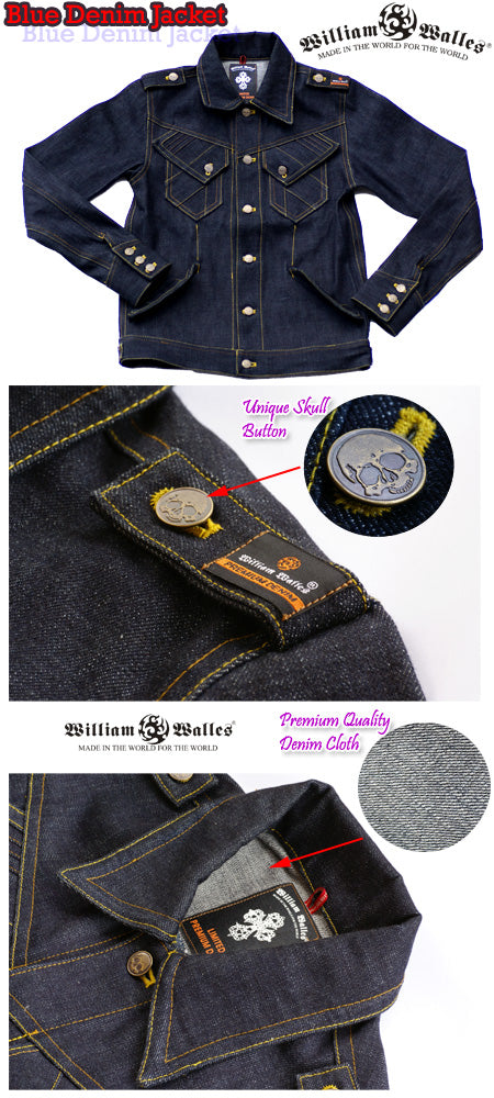 Blue Denim Jacket-Limited Edition レザージャケット
