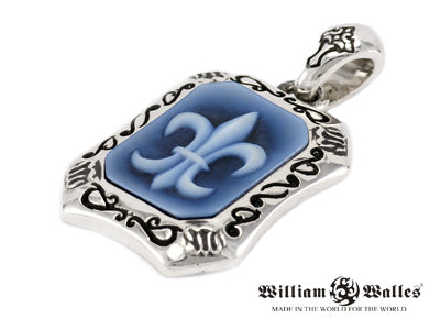 Blue Pagoda Pendant