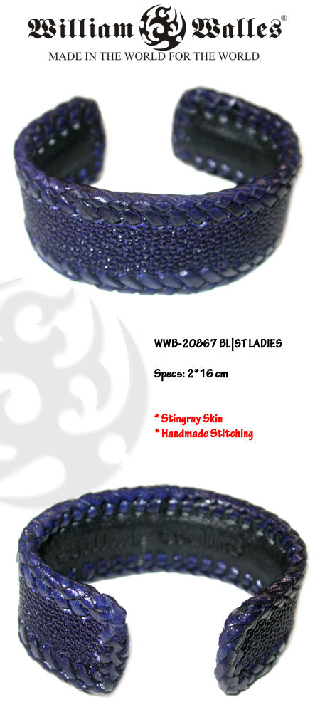 Blue Stingray Lady Bangle