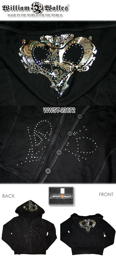 Braveheart Hoodie Jacket Black