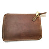 BROWN MARBLE PURSE
