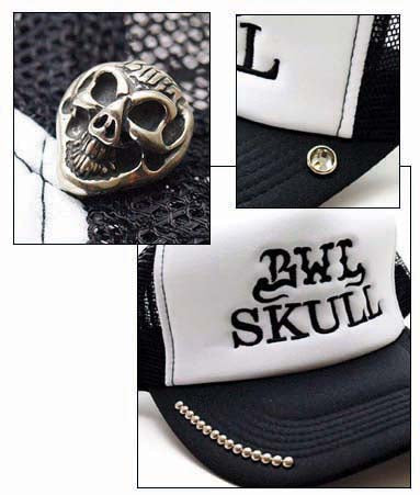 BWL スカル スタッズ キャップ