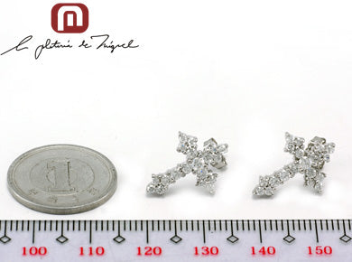 Charlemagne Cross Silver Earring シルバー ピアス