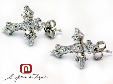 Charlemagne Cross Silver Earring シルバー ピアス