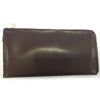 CORDOVAN BROWN LONG WALLET