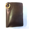 COWSKIN BROWN LONG WALLET