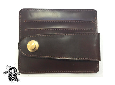CORDOVAN BROWN SHORT WALLET