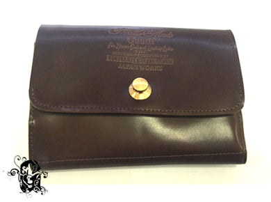 CORDOVAN BROWN SHORT WALLET