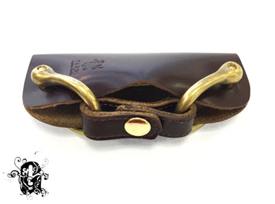 CORDOVAN DARK BROWN KEYHOLDER