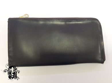 CORDOVAN DARK BROWN LONG WALLET