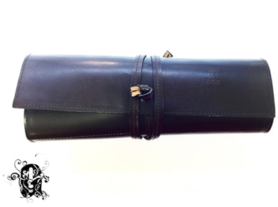 CORDOVAN DARK BROWN PENCASE