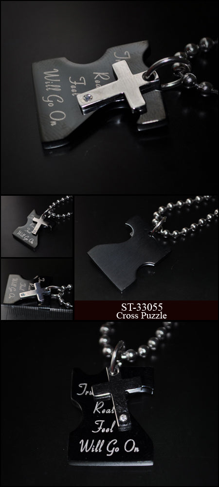 Cross Puzzle シルバー ペンダント