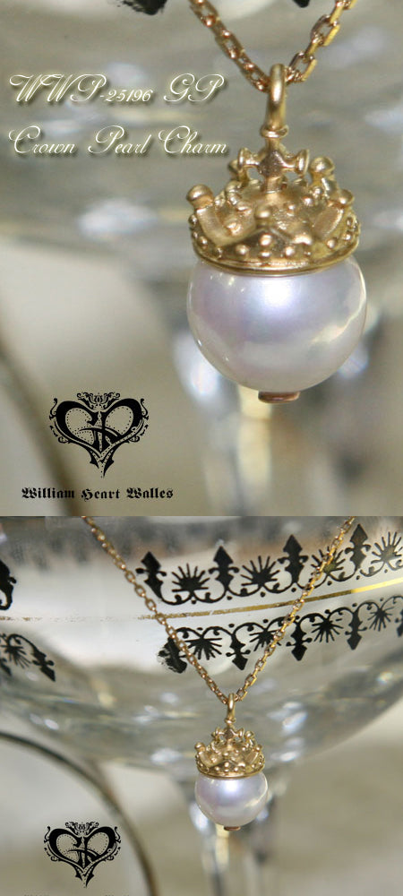 Crown Pearl Charm シルバー ペンダント