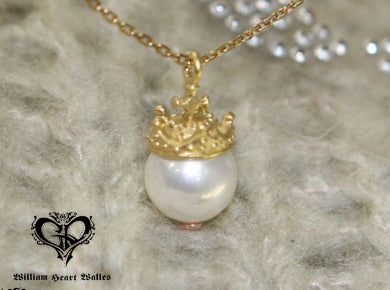 Crown Pearl Charm シルバー ペンダント