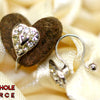 Cute Heart Non-hole Pierce シルバー ピアス