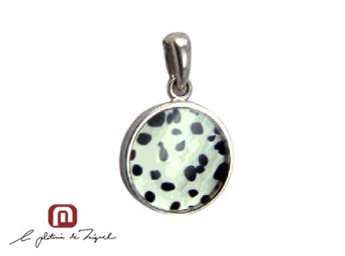 Dalmatian Resin Pendant シルバー ペンダント