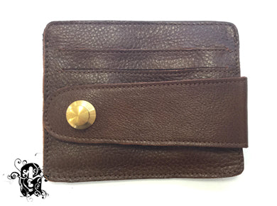 DARK BROWN SHORT WALLET