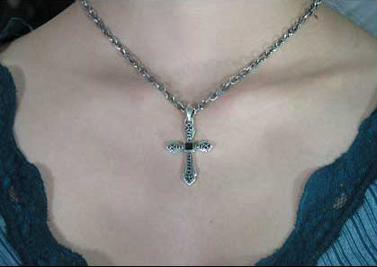 Dark Stone Pendant シルバー ペンダント