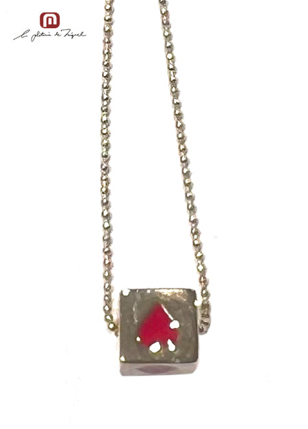 Dice Card Symbol Red