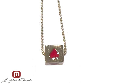 Dice Card Symbol Red