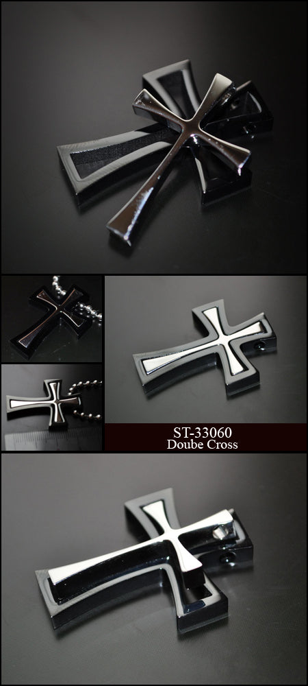 Double Cross シルバー ペンダント