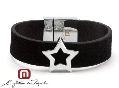 Double Star Bracelet レザーブレスレット