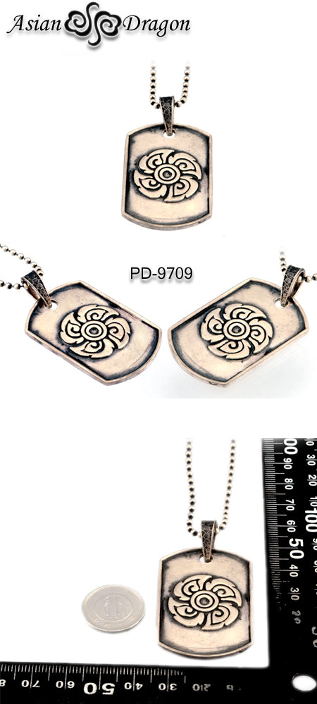 Dragon Wisp Flame Pendant シルバー ペンダント