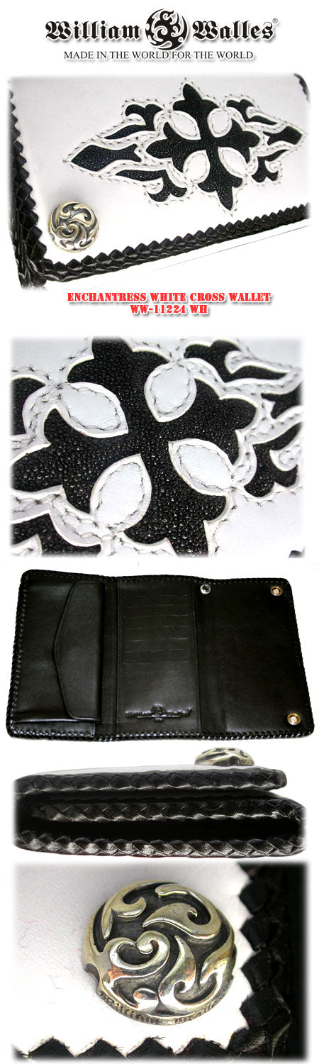 Enchantress White Cross Wallet レザー 財布 / ウォ