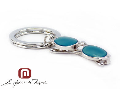 Eyepiece Key Holder Blue キーホルダー