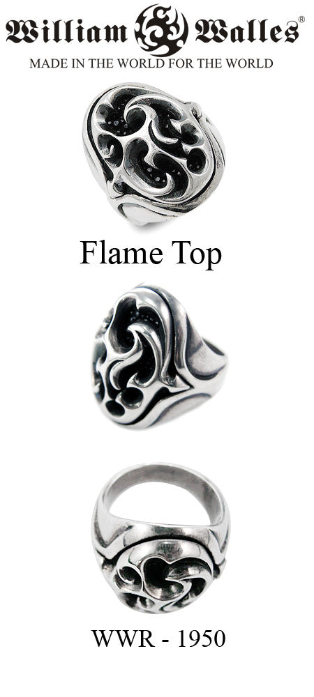 Flame Top シルバー 指輪 / リング
