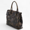 Flap Tote Bag Camouflage Green