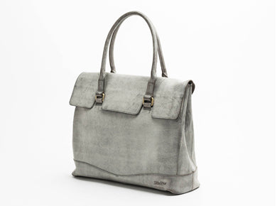 Flap Tote Bag Dark Grey