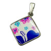Floral Resin Pendant シルバー ペンダント