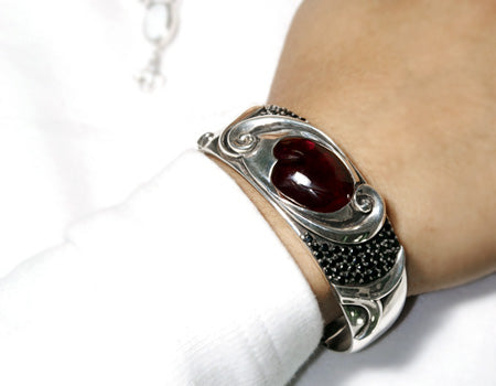 Flower Type Bangle シルバー バングル