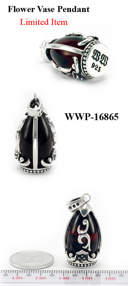 Flower Vase Pendant-Limited Item シルバー ペンダ&