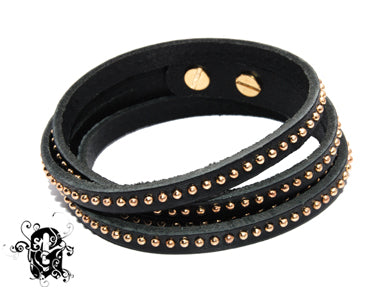 Godiva Black Bracelet レザーブレスレット