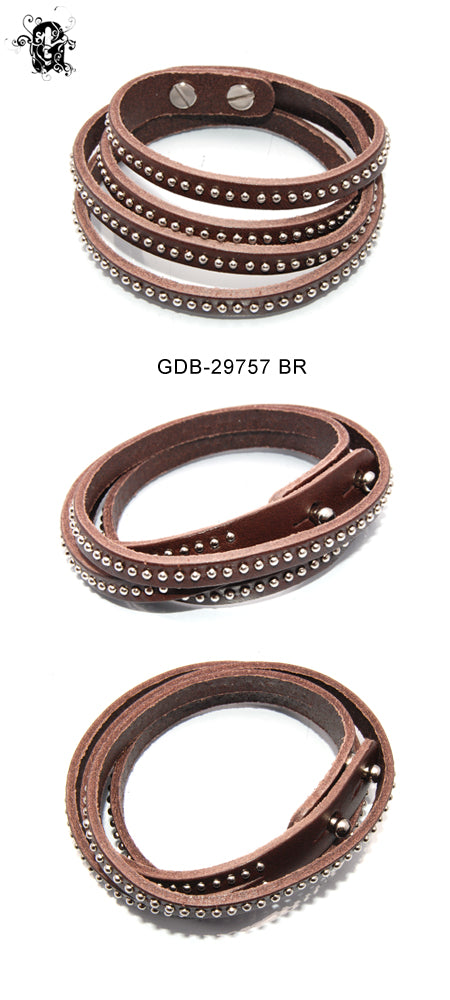 Godiva Brown Bracelet レザーブレスレット