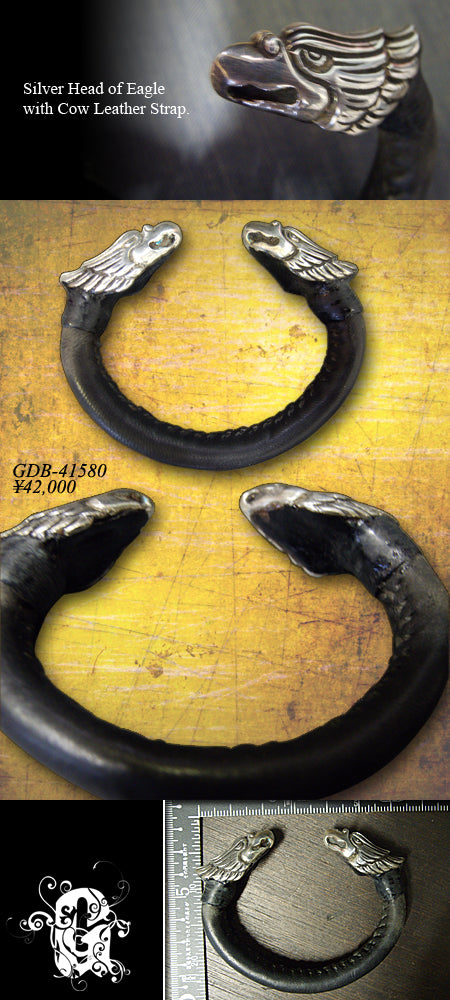 Eagle Head Leather Bracelet
