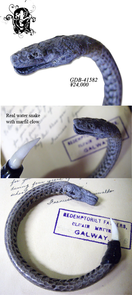 Water Snake Leather Bracelet