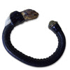 Iguana Head Leather Bracelet