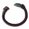 Iguana Head Leather Bracelet