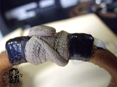 Real Snake Leather Bracelet