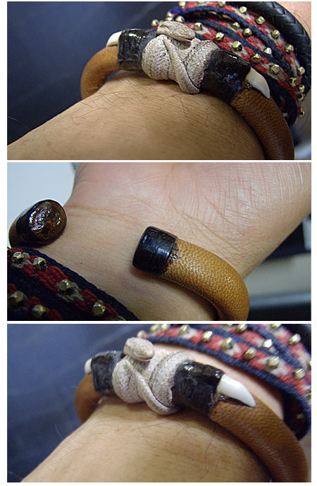 Real Snake Leather Bracelet