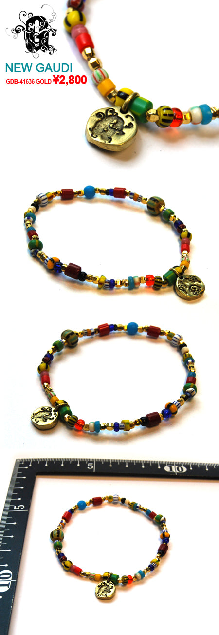 Gaudi Gold Beads