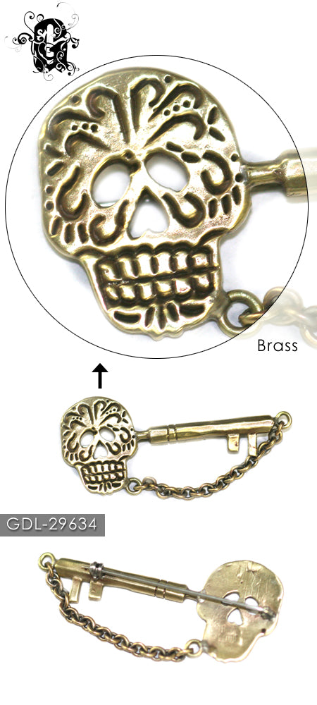 Cranium Brass ラペルピン