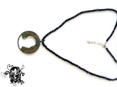 Gaudi Old Coin Necklace スピネル